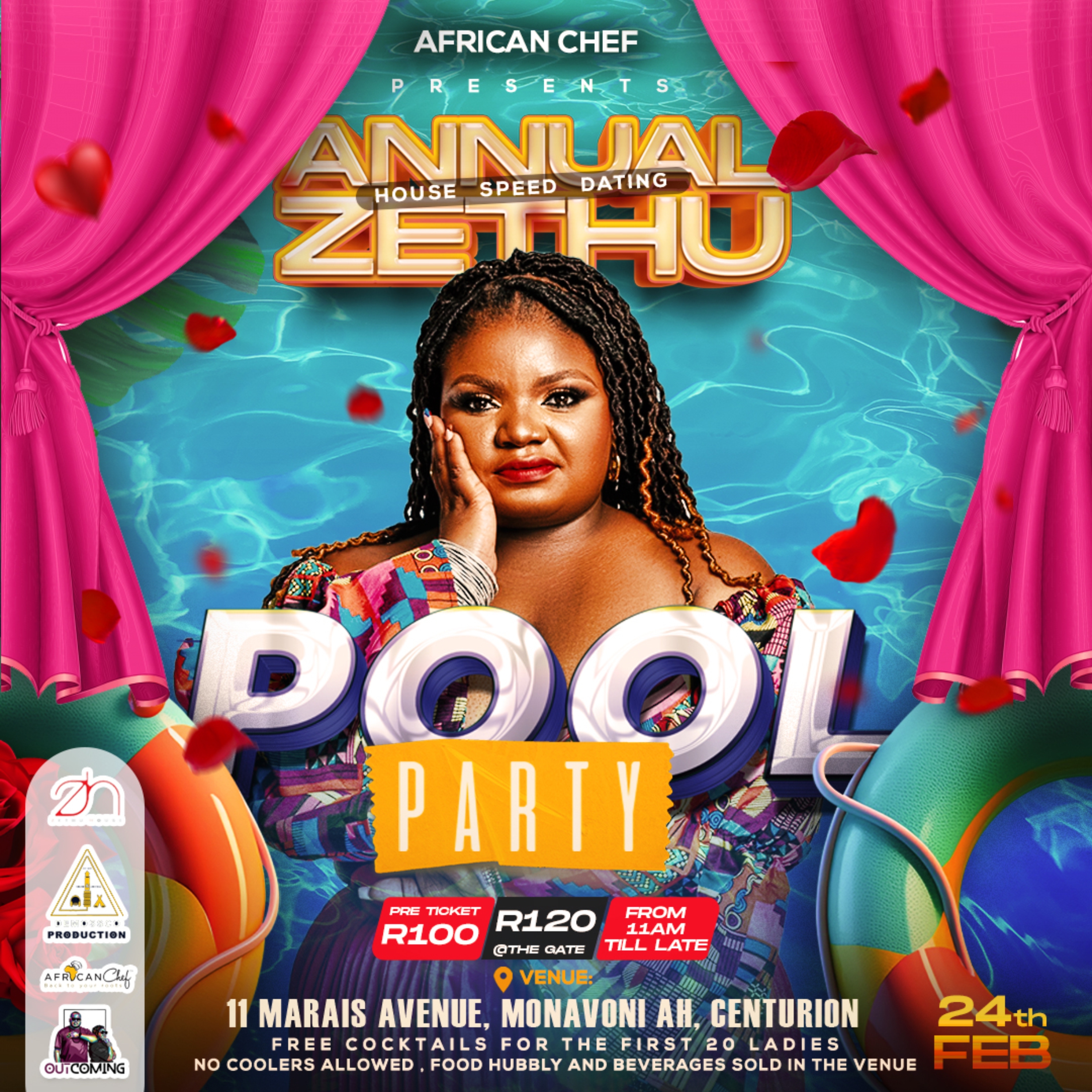 Annual Zethu House Speed dating Pool Party (Valentines Edition )
