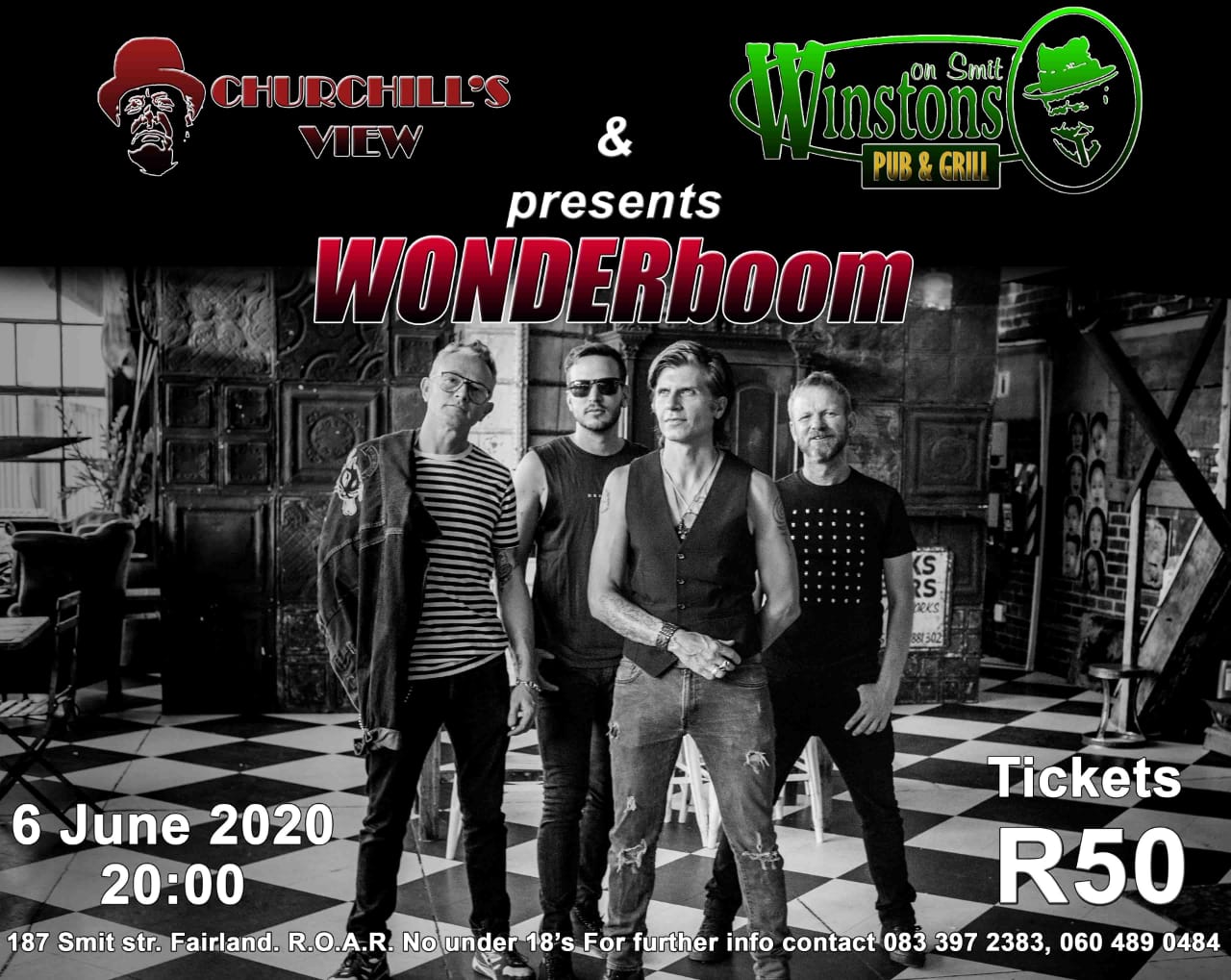 Wonderboom live - Postponed | Howler