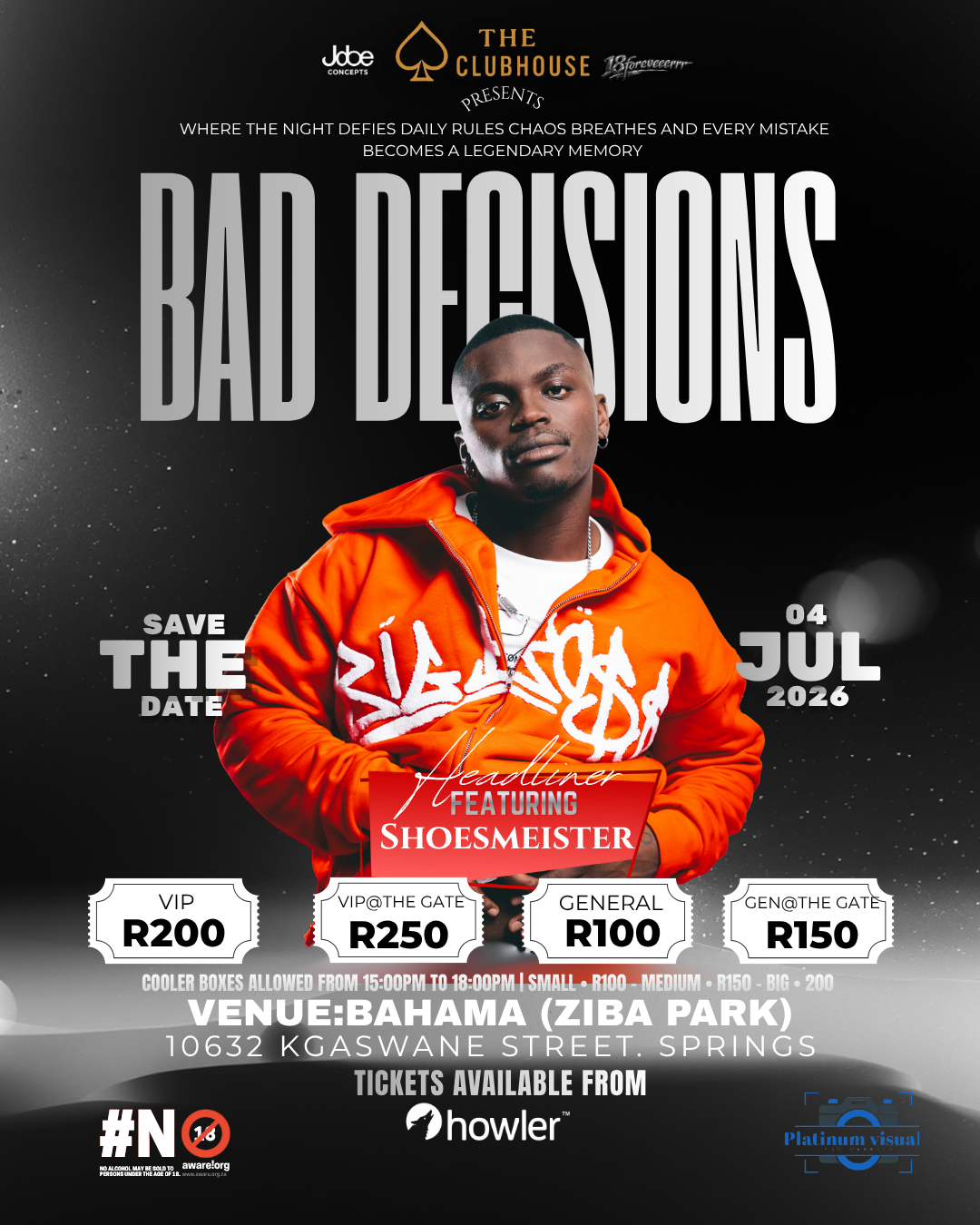 BAD DECISIONS Tickets | Howler
